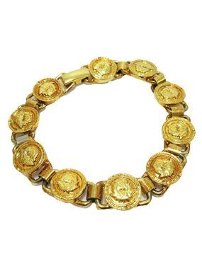 Versace Gianni Vintage Medusa Gold Bracelet